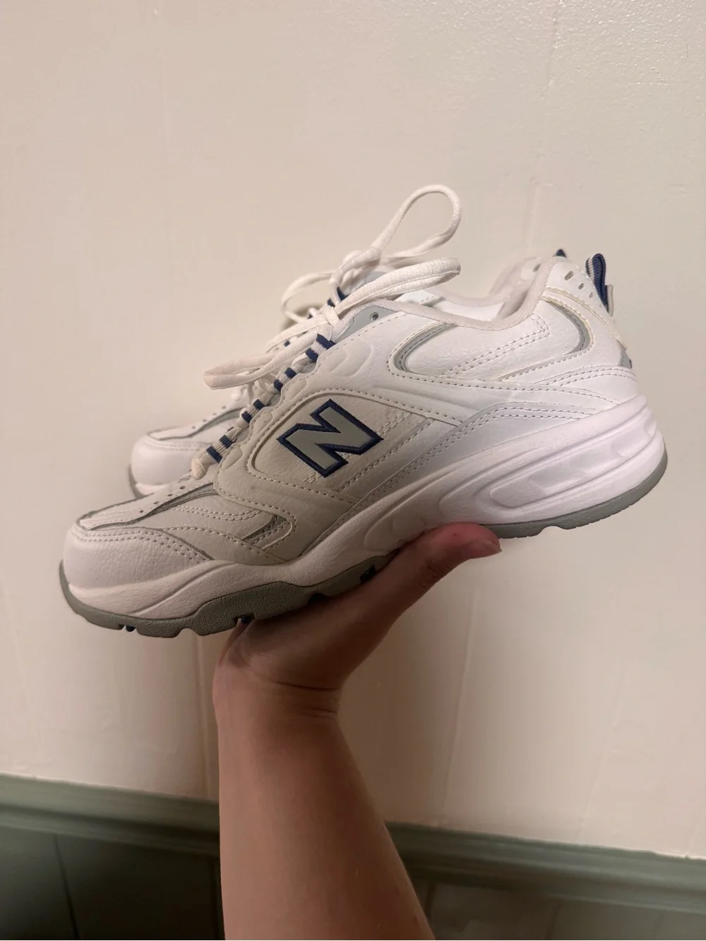 New Balance 407 White Navy Sneakers Women’s 7.5B WX407TWM